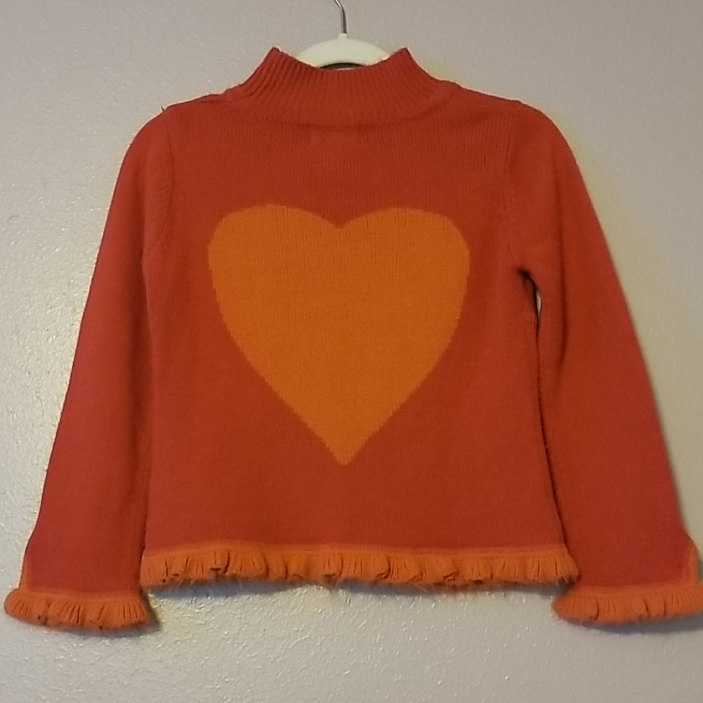 Anthropologie Ago E Filo heart sweater